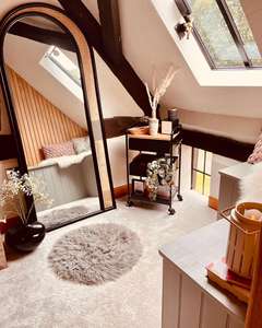 Grand miroir en arc de rotin; Décoration murale de salon de haute qualité; Miroir mural en rotin de couleur naturelle Antique - Product Image 4