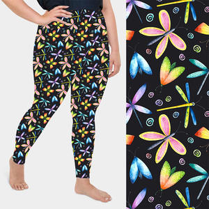 Leggings Populares 2026 de Tallas Grandes con Estampado de Hojas, Pantalones de Yoga Ajustados, Leggings Deportivos Morados para Mujeres, Señoras y Chicas - Product Image 5