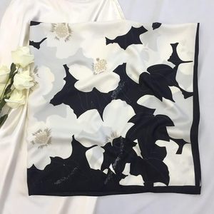 Pañuelo de Seda Satinada de Lujo para Mujer, Pañuelo Cuadrado de Moda para la Cabeza, Pañuelo para el Cabello, Pañuelo para el Cuello, Elegante Pañuelo Estampado de Diseñador para Damas - Product Image 5