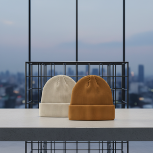 Female PU Leather <b>Waterproof</b> <b>Beanie</b> Cap Solid Color Casual Outdoor Four Seasons Adult Hat - Product Image 4
