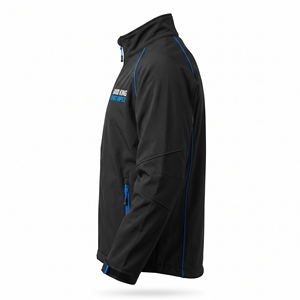 Softshell Jacket Arctic Jewel <b>Piped</b> Outline Pop Tape Media Slot Flexion Elbows Motorsport Paddock Pitlane Rally Karting Mechanic - Product Image 4