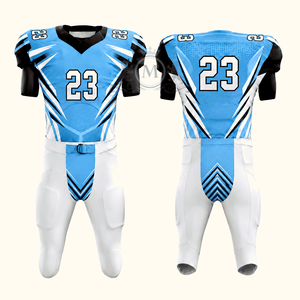 Nueva Llegada: Conjuntos de Uniformes de Fútbol Americano para Hombre, Personalizados al por Mayor, Manga Corta, Transpirables, Tallas Grandes para Equipos, Pedido Mínimo de 10 Conjuntos - Product Image 5
