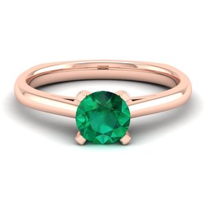 REYES Wholesale 0.75 Carat <b>Emerald</b> Gemstone Eternity <b>Rings</b> 925 Sterling <b>Silver</b> Moissanite Wedding Fine Jewelry For Women - Product Image 5