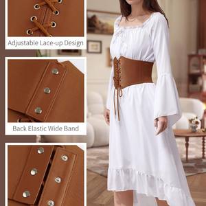 High quality Wholesale Hot Sale <b>Women</b> Leather Corset High Quality Material Streetwear Fashion Top - Product Image 4