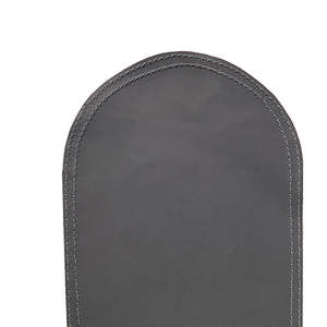 Set de 4 dessous-de-plat en cuir véritable et cuir végétalien, forme irrégulière, écologiques et imperméables, pour une touche de luxe - Product Image 2