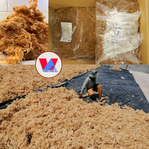 Musgo Marino Crudo Dorado Seco al Sol de Origen Vietnamita, Algas Eucheuma Cottonii Secas de Grado Premium a Granel para Ingredientes Alimentarios al por Mayor - Product Image 2