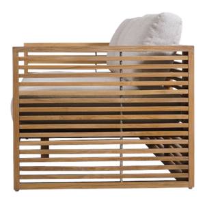 Conjunto de Sofá Moderno para Exteriores de Madera de Teca Sólida, 3 Plazas, Muebles de Jardín de Lujo con Cojines Impermeables para Proyectos de Hoteles y Villas - Product Image 2