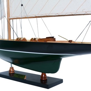 Y070 Pen Duick - Maqueta de Yate Pintada a Mano, Decoración Náutica de Madera de Cedro Hecha a Mano para Mesa, Artículo de Colección Marítima, 67Lx13Wx80H cm - Product Image 6