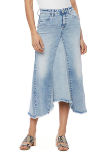 Faldas vaqueras cortas personalizadas al por mayor para mujer, de alta calidad, estilo sexy casual, con cinturón bordado y cintura elástica. - Product Image 6
