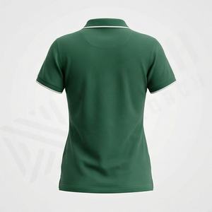 Chemise à manches courtes pour femmes, logo personnalisé, tricotée, décontractée, 100% coton, séchage rapide, chemise de golf, vente en gros, couleur personnalisée - Product Image 2
