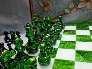 High Quality Belladec Custom Resin Artistic Handmade Sports Style <b>Chess</b> Board Box <b>Chess</b> <b>Set</b> with High Selling Resin <b>Chess</b> Pieces - Product Image 4