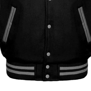 เสื้อแจ็คเก็ตเบสบอลผู้ชายแบบ Letterman ผ้าพรีเมียม ดีไซน์เหนือกาลเวลา เหมาะสำหรับใส่ลำลองและกิจกรรมกลางแจ้ง - Product Image 5