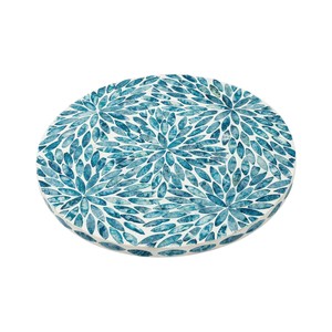Capiz Shell Inlay Spinning Tray - Product Image 1
