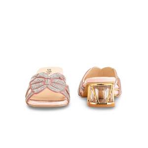 Rosa FN7951 Sandalias Tacón Diseño Zapatilla de Lujo - Product Image 2