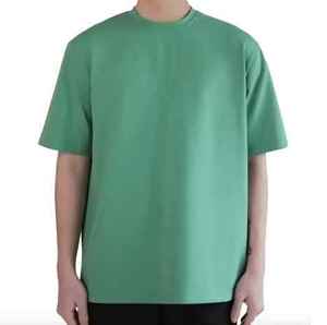 Camiseta de algodón oversize para hombre, de manga corta, de secado rápido, transpirable, antipilling, al por mayor, de ajuste holgado - Product Image 2