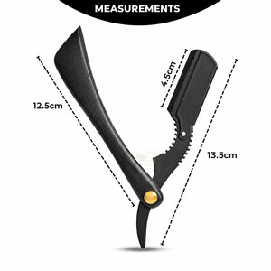 Professional Straight Razor with 100 Premium Treat Single <b>Blade</b> Razor - <b>Barber</b> Razor for Inspired Men Close Shaving 100 Percent - Product Image 3