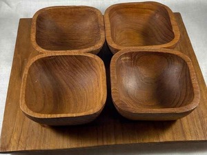 Assiettes de service rectangulaires en bois faites à la main, design minimaliste, bois naturel poli, pour la maison, la cuisine et les restaurants - Product Image 3