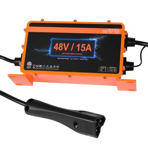 Caricabatterie Intelligente 48 Volt con Spina RXV 15 AMP per Golf Cart, Compatibile con Batterie al Piombo AGM/GEL/EFB MF Floode - Product Image 1
