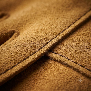 Leather Work <b>Gloves</b> Full Smooth Texture Durable Anti-Slip Straight Cuff General Purpose Safety <b>Gloves</b> - Product Image 5