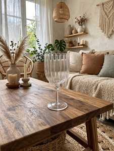 Verre à vin en plastique côtelé, gobelet transparent pour la maison, les fêtes et les dîners - Product Image 1