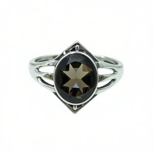 3.4 Gram Smoky Quartz <b>Crystal</b> <b>Ring</b> - Product Image 2