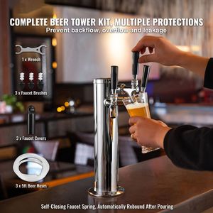 Dispenser per Birra alla Spina in Acciaio Inossidabile da 20L per Kit Kegerator da Festa (Preassemblato) - Product Image 2