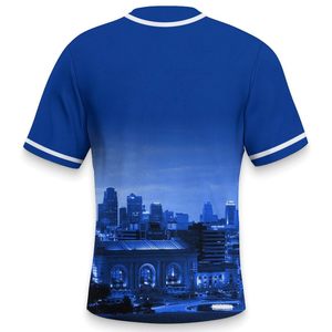 Camiseta de Béisbol Deportiva Profesional Personalizada de Poliéster Transpirable, Uniforme de Béisbol Personalizado para Equipo - Product Image 4