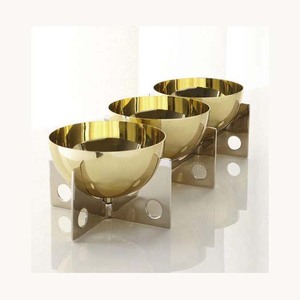 Bol de service de luxe en métal pour dattes, nouvelle arrivée, élégant et personnalisé, pour fruits secs et collations - Product Image 1
