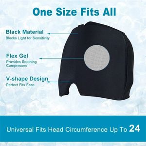 Maschera per gli occhi con sollievo di 360 gradi in Gel Cappello per terapia del freddo caldo per Stress da emicrania e mal di testa - Product Image 4