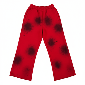 Pantalones deportivos casuales para hombre, personalizados, transpirables, de poliéster/algodón de 380 g/m², para invierno, con efecto deslavado y cómodos. - Product Image 1