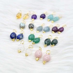 Pendentif en citrine, petit morceau de pierre précieuse, charme fait main, collier plaqué or à trois pierres, bijou cadeau pour femme - Product Image 5