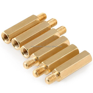 Accesorios de conector hexagonal roscado de separador macho de latón de alta calidad del proveedor genuino para panel de PCB eléctrico mejor ofrecido - Product Image 2