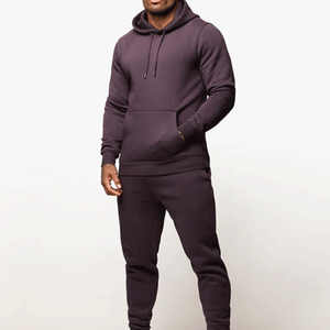 Sudadera con capucha para hombre de corte holgado, de felpa de algodón, con hombros caídos, bolsillo canguro y ribetes acanalados, estilo moderno casual streetwear - Product Image 3