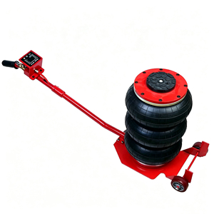 Gato neumático de triple bolsa al por mayor, 3 toneladas, elevación rápida, almohadilla ampliada, ruedas giratorias para reparación automotriz - Product Image 4