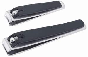 1/2Pcs Professional Durable Stainless Steel Slanted <b>Edge</b> Nail Clippers Curved Nail Cutter <b>Trimmer</b> for - Product Image 4