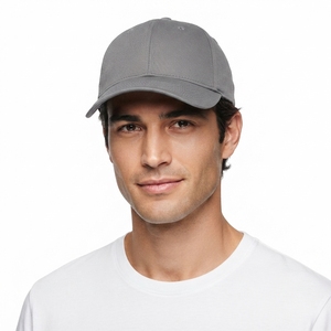 Casquette de baseball sportive personnalisée de haute qualité en tissu Oxford à 5 panneaux avec lacets, couleur unie, ajustable, 100 % coton, pour femme/homme, avec ouverture pour queue de cheval - Product Image 2