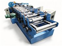 Machine de formage à froid de capuchons de toit semi-circulaires, machine de finition de toit métallique demi-rond pour tuiles émaillées