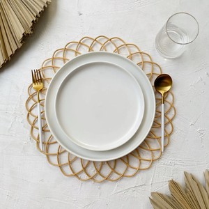 Wholesale price rattan placemat high quality dinner place <b>mat</b> charger plate for table accents - Product Image 5