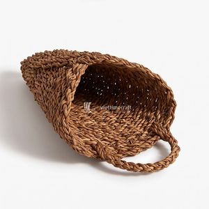 Panier de rangement mural en forme de cône, tissé à la main en jonc de mer, écologique, pour la décoration de la maison - Product Image 2