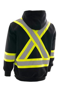 Sudadera con Capucha de Alta Visibilidad para Invierno, Personalizada, de Microfibra Antibacteriana, Ropa de Trabajo para Hombre, Construcción de Carreteras, Alta Reflectividad, Certificación EEC - Product Image 6