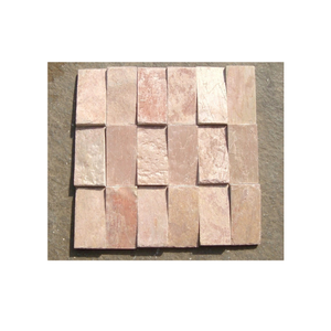 Dalles et carreaux en pierre calcaire rose citron durable et antidérapant pour la conception intérieure et extérieure - Product Image 3