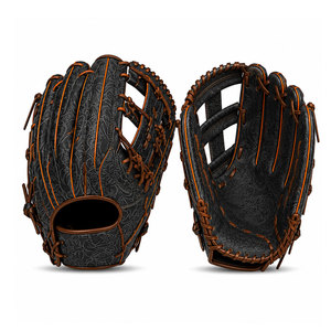 Gants de baseball légers professionnels avec construction en cuir respirant, coutures et manipulation facile - Product Image 1