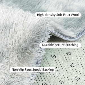 Tapis en fausse fourrure de mouton à poils longs, doux et moelleux, idéal pour le salon - Vente en gros - Product Image 4