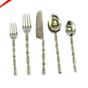 Nouveautés : Ensemble de couverts en métal pour mariage royal, vente chaude - Product Image 1