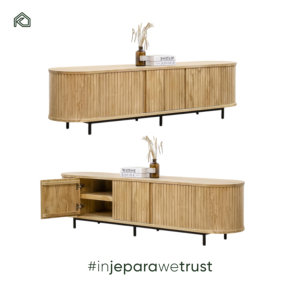 Aparador de Madera de Teca al por Mayor para Sala de Estar, Mueble Buffet de Madera Maciza, Muebles de Almacenamiento para Villa - Product Image 6