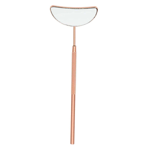 Professional Personalized Wall Mounted Gold-Plated Stainless Steel Single-sided Eyelash Extension Inspection Cosmetic <b>Mirror</b> - Product Image 1