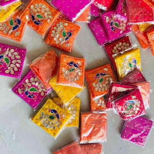 Bolso de mano de mujer Potli indio tradicional, bolso hecho a mano para madre, regalo de Diwali, bolso de mano, devolución - Product Image 1