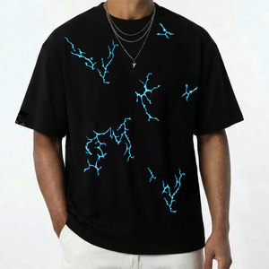 เสื้อยืดลำลองผู้ชาย โพลีเอสเตอร์/คอตตอน ทรงปกติ ยืดหยุ่นได้ คอกลม แขนครึ่ง ระบายอากาศได้ดี แห้งเร็ว LEDBURY - Product Image 5