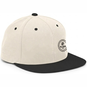 หมวกแก๊ปแบบ Snapback 6 แผง รุ่น Custom Blank สีครีมเบจ ผ้าคอตตอนทวิลล์ คุณภาพพรีเมียม สไตล์สตรีทแวร์ รับผลิตแบบ OEM ขายส่ง - Product Image 2
