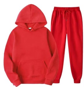 AMS SPORTS INTL Conjunto de Sudadera con Capucha y Pantalones Deportivos para Hombre, Color Morado, Casual, de Felpa, Tejido, Invierno, Estampado, Cintura con Cordón, 100% Algodón - Product Image 6